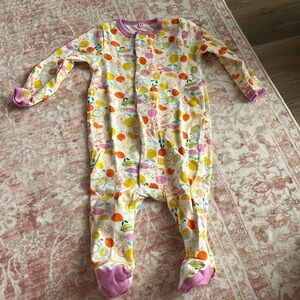 Magnetic footie onesie